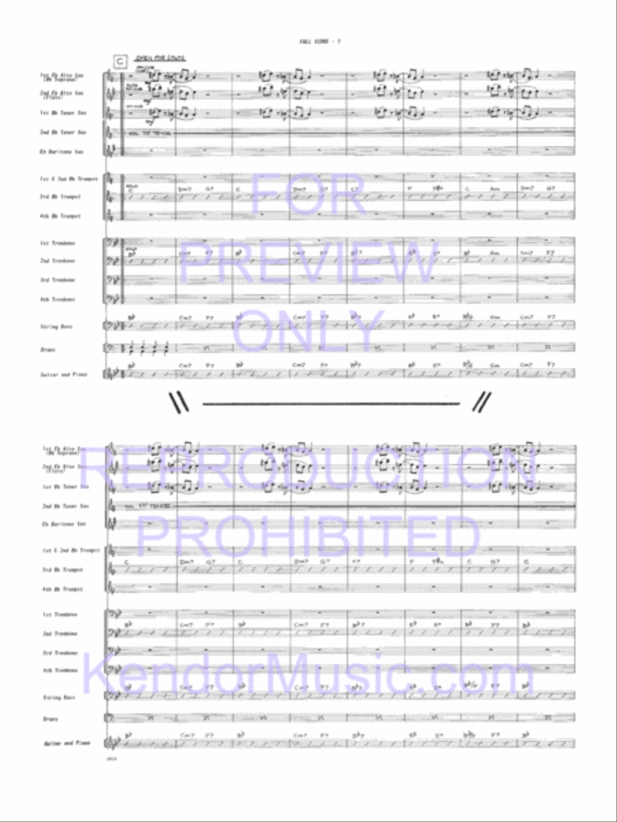 Fingers Jazz Ensemble scores gallery preview page 4