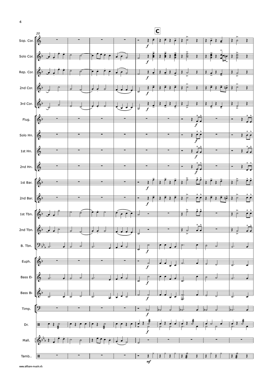 Passacaglia Brass Band scores gallery preview page 5