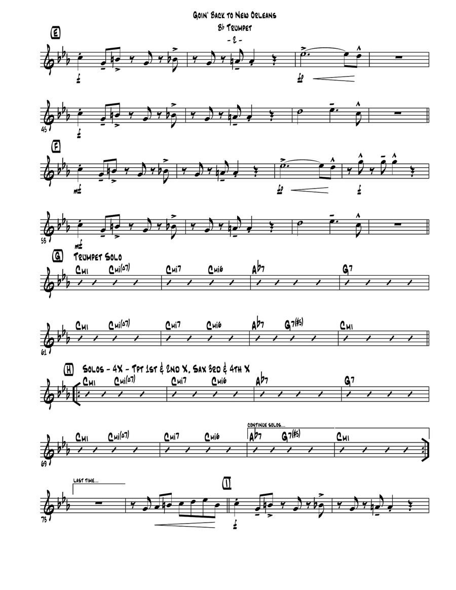 Going Back To New Orleans Large Ensemble scores gallery preview page 6