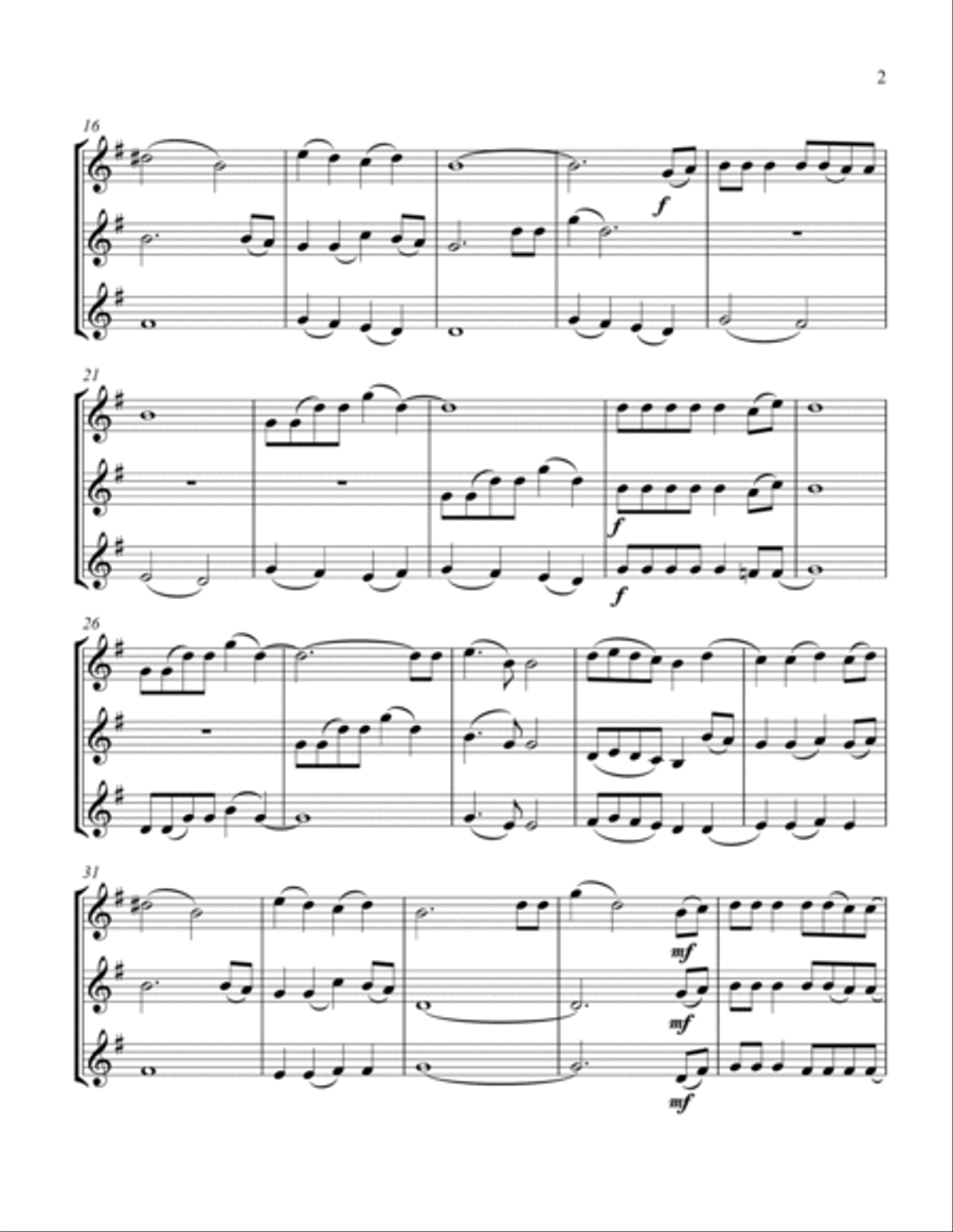 Do You Hear What I Hear String Trio scores gallery preview page 3