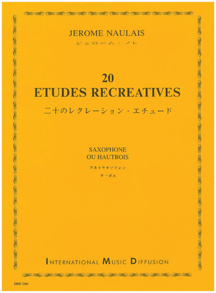 Book cover for 20 Etudes Recreatives