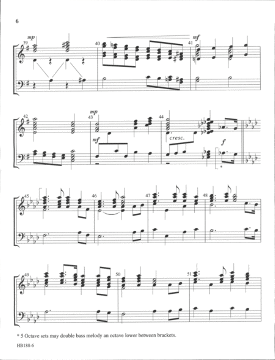Bless That Name 5-Octaves scores gallery preview page 6