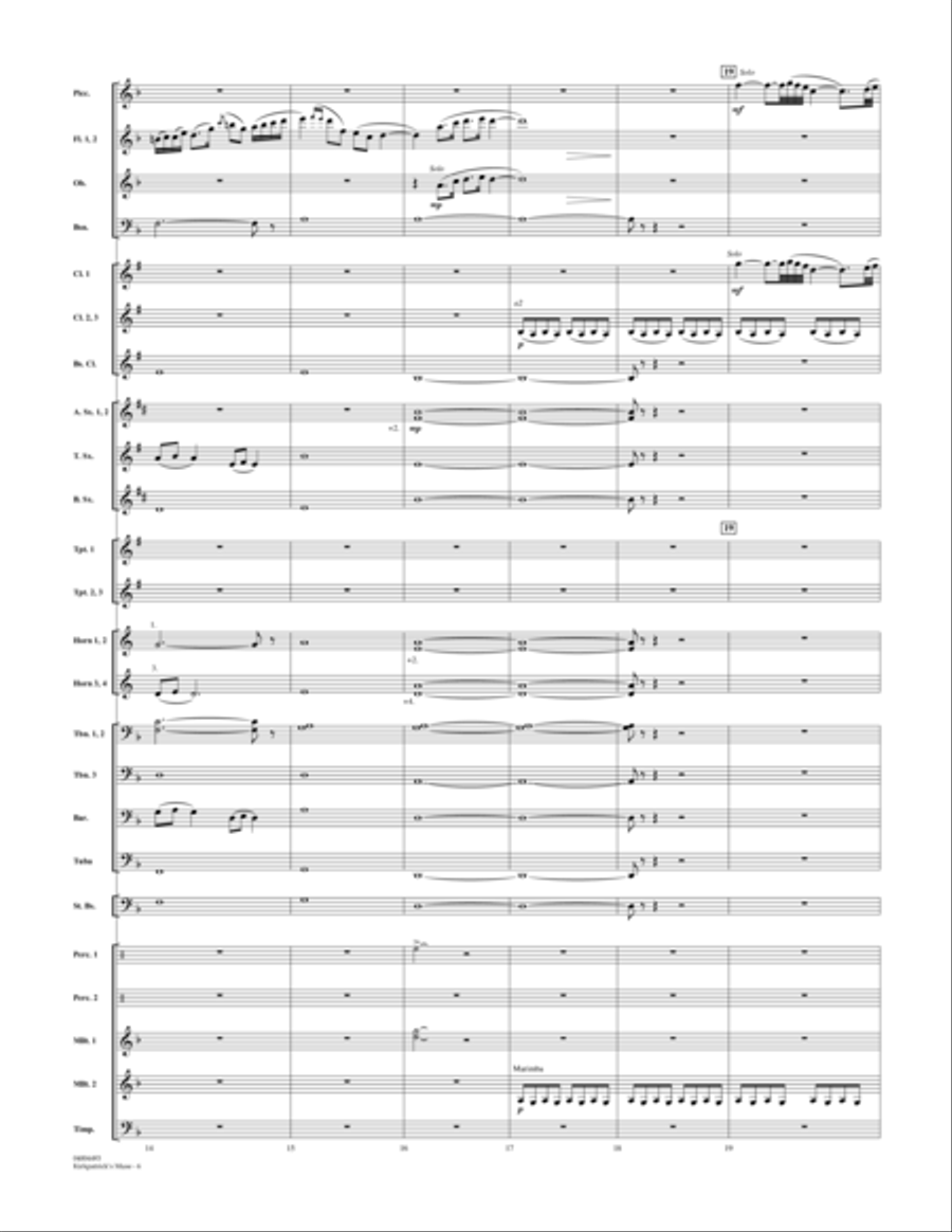 Kirkpatrick's Muse - Conductor Score (Full Score) Concert Band scores gallery preview page 5