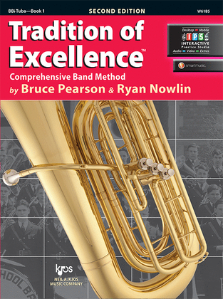 Book cover for Tradition of Excellence Book 1 - BBb Tuba