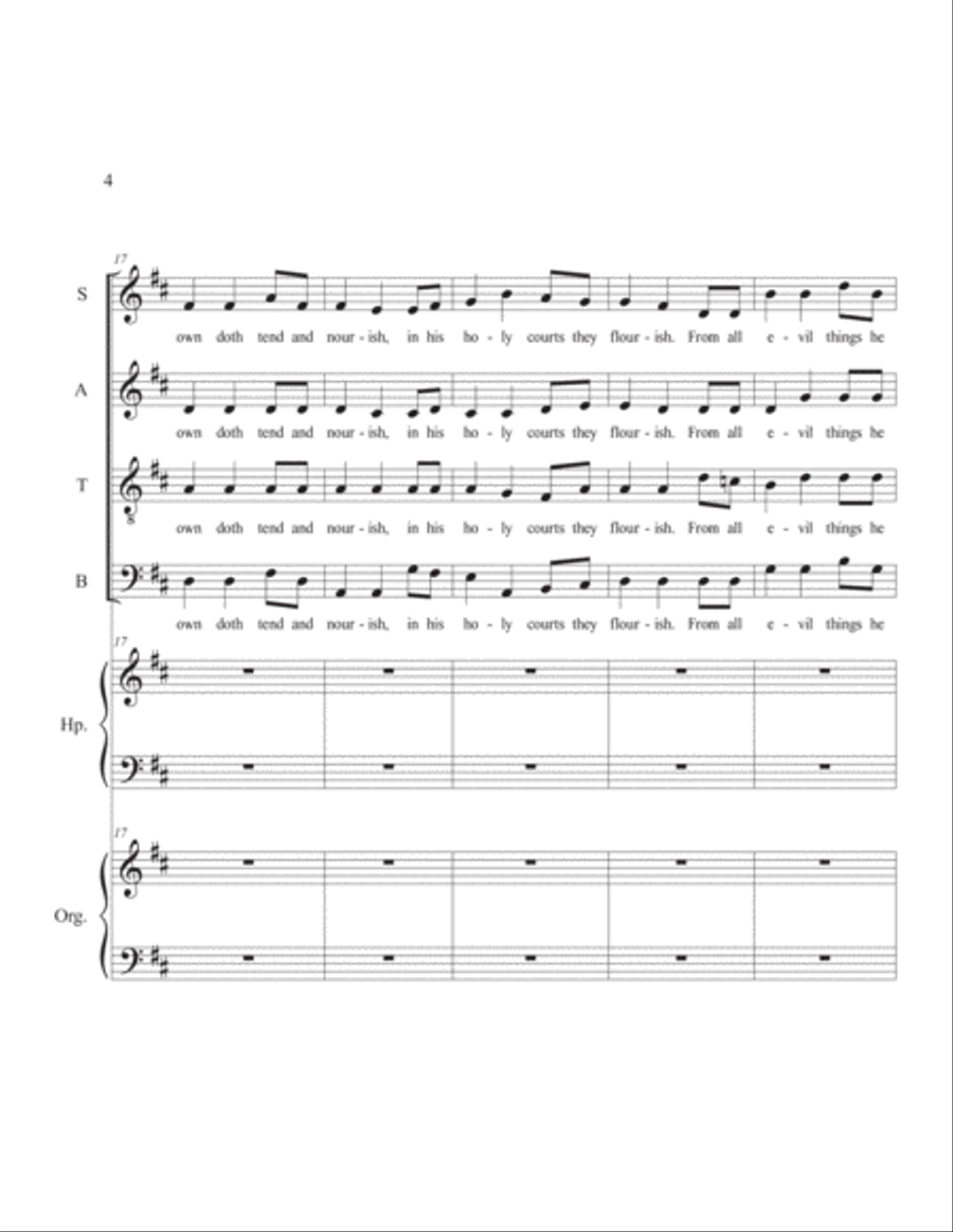 Children of the Heavenly Father 4-Part scores gallery preview page 5
