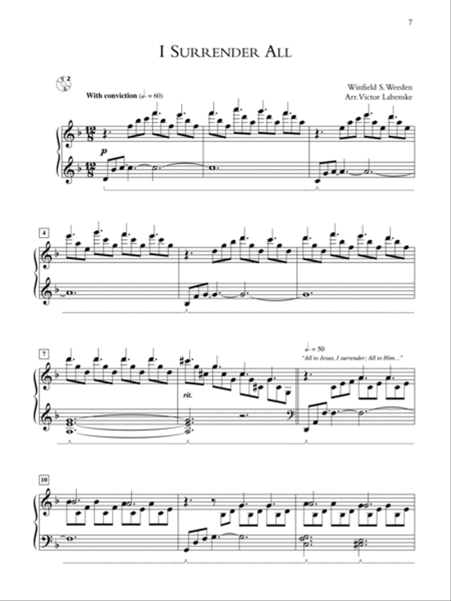 Great Things He Has Done Piano Solo scores gallery preview page 5