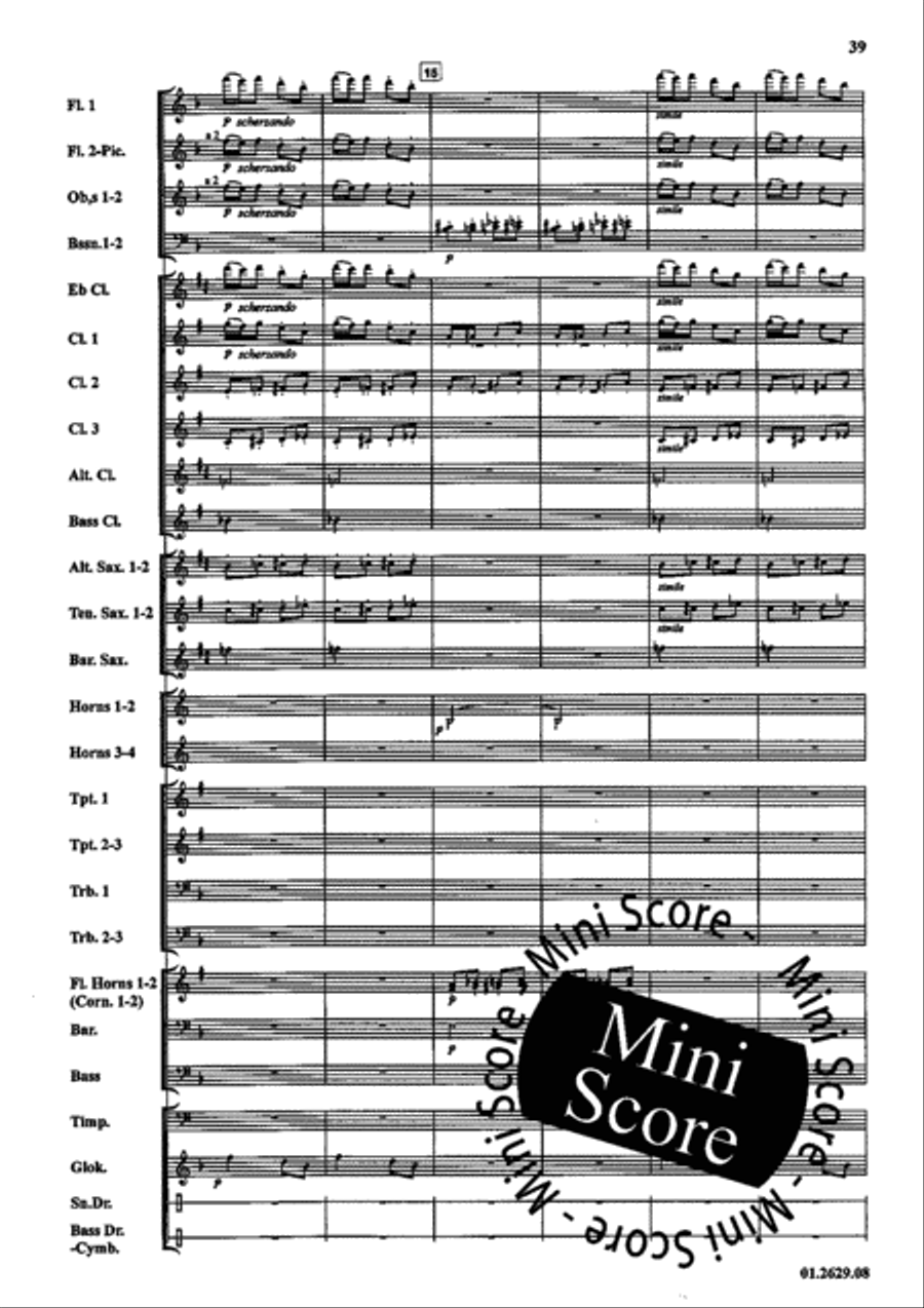 Musica Para Banda Concert Band scores gallery preview page 43