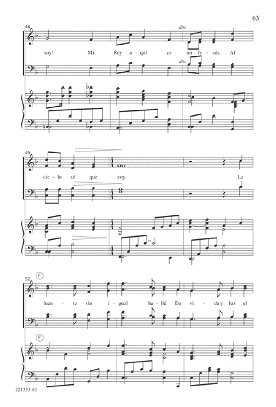 Siervos de Jesus Siervos de Jesus 4-Part scores gallery preview page 67