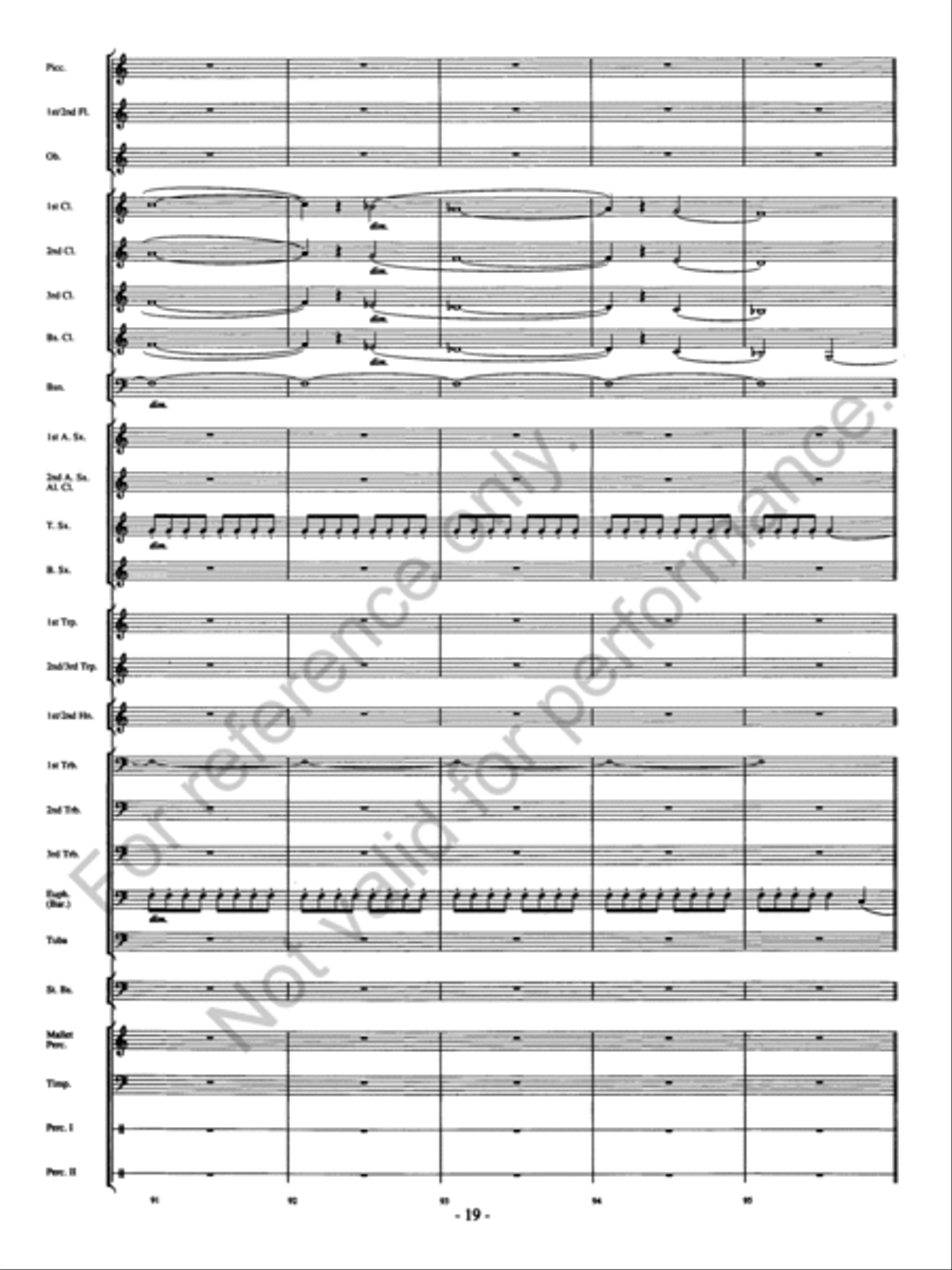 Agua's Whelm Concert Band scores gallery preview page 20