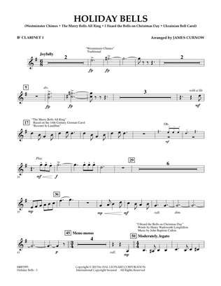 Holiday Bells - Bb Clarinet 1