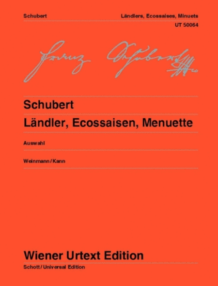 Franz Schubert : Landlers, Ecossaises, Minuets