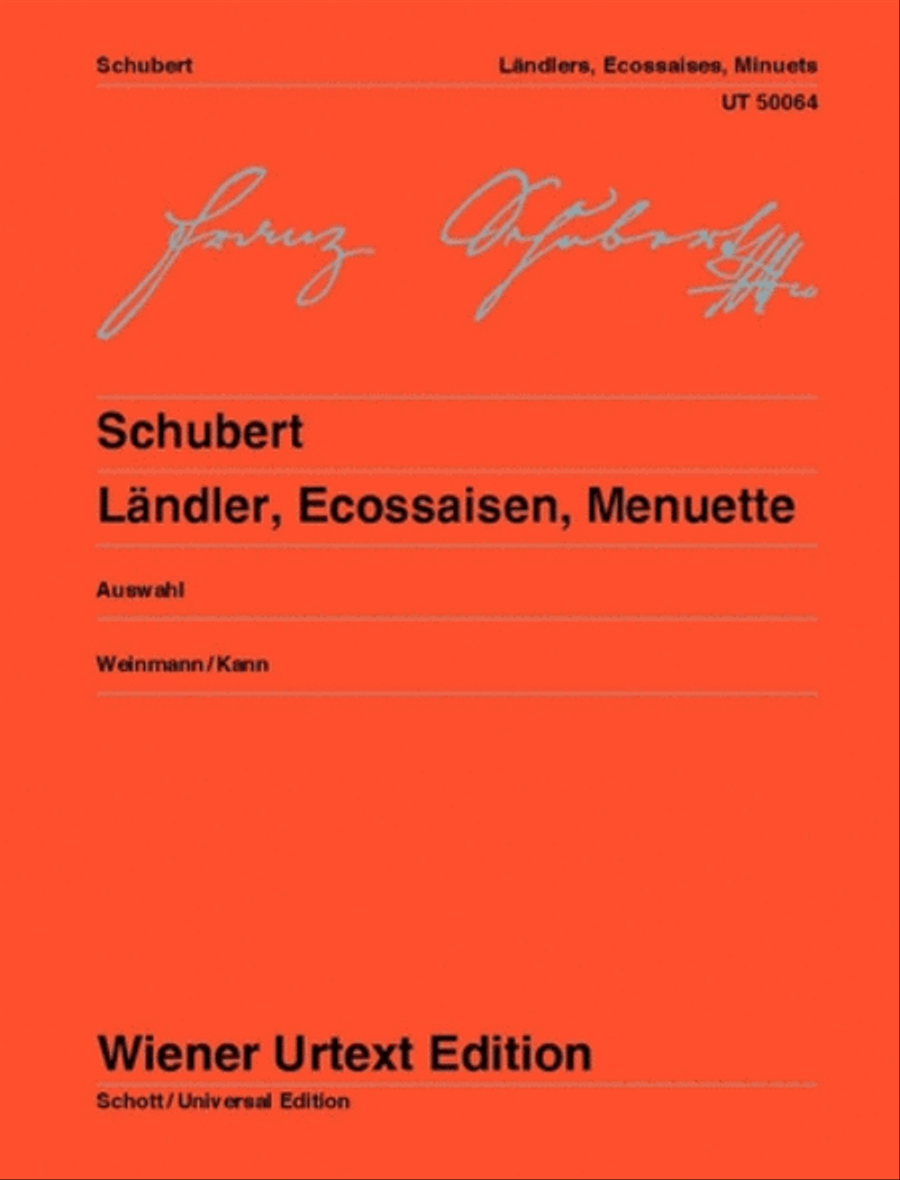 Ländlers, Ecossaises, Minuets Chamber Music scores gallery preview page 1