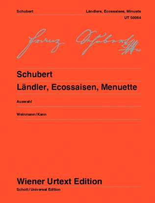 Book cover for Ländlers, Ecossaises, Minuets