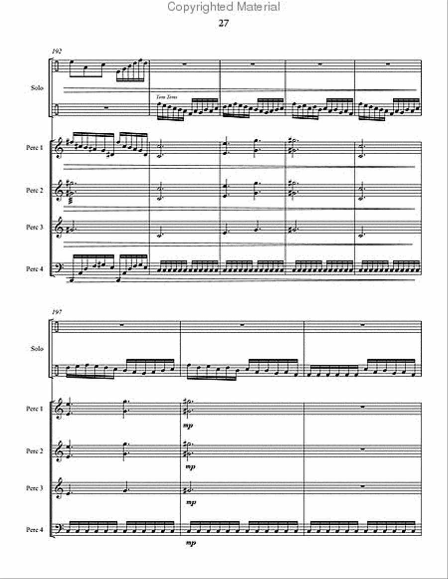 Shadows Percussion Ensemble scores gallery preview page 28