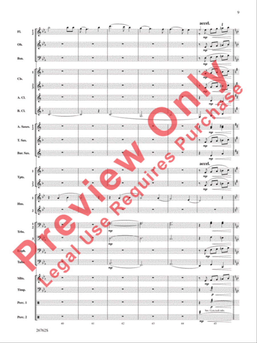 Rainbows Concert Band scores gallery preview page 10