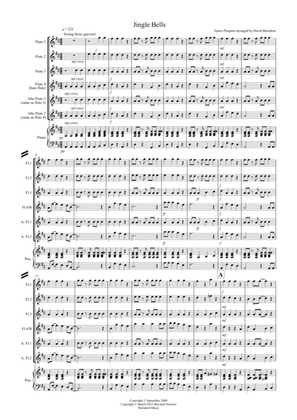 Jingle Bells (Jazzy Style!) for Flute Quartet