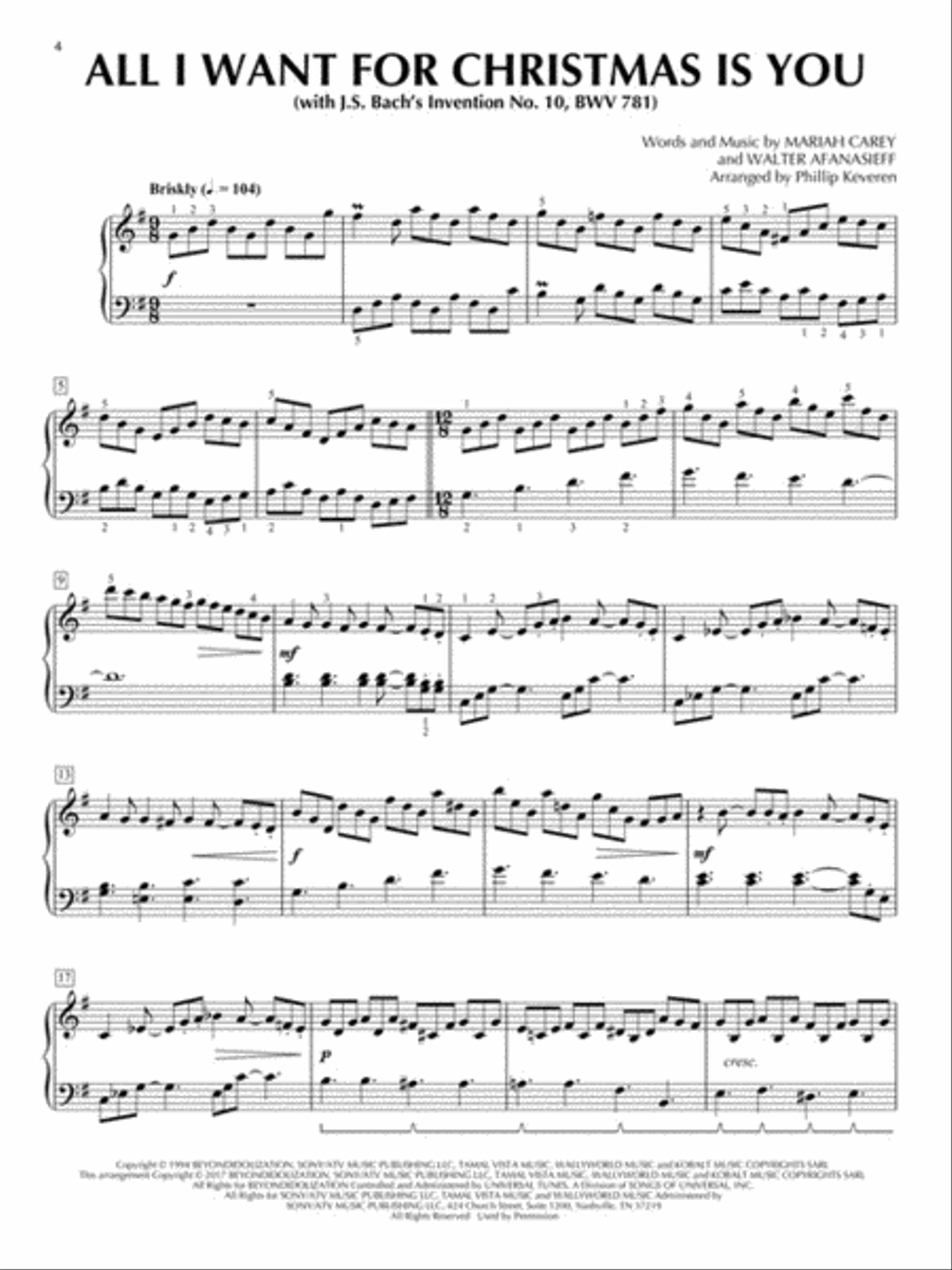 Christmas Songs for Classical Piano Piano Solo scores gallery preview page 3