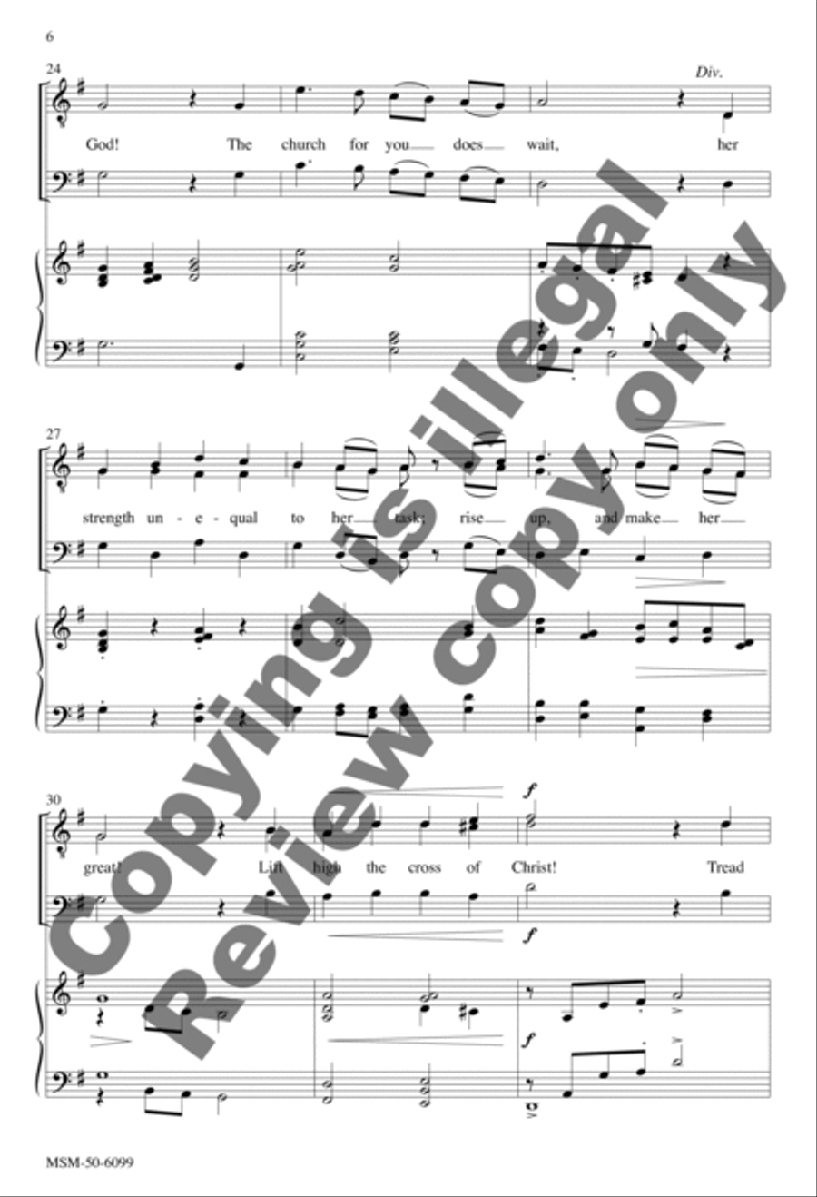 Rise Up, O Saints of God (Rise Up, O Men of God) TTBB scores gallery preview page 5