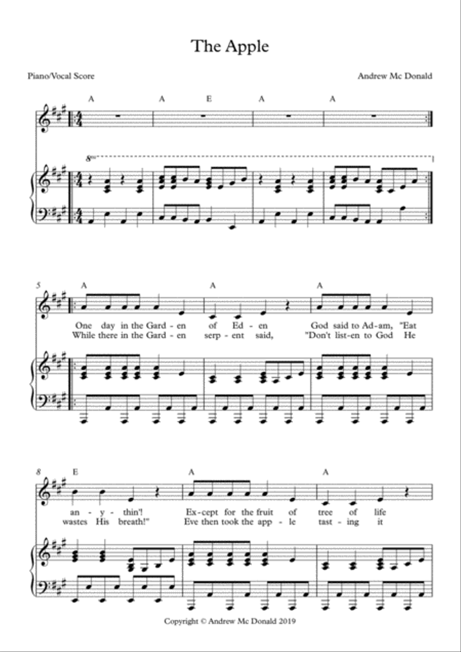 The Apple The Apple Voice scores gallery preview page 2