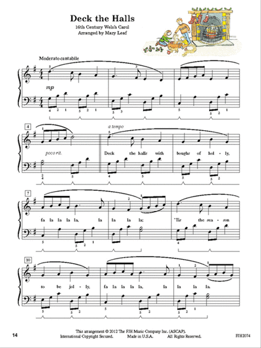 Succeeding at the Piano! Merry Christmas Book - Grade 3 Piano Method scores gallery preview page 4