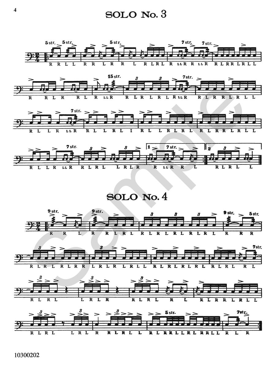 The All American Drummer Snare Drum scores gallery preview page 5