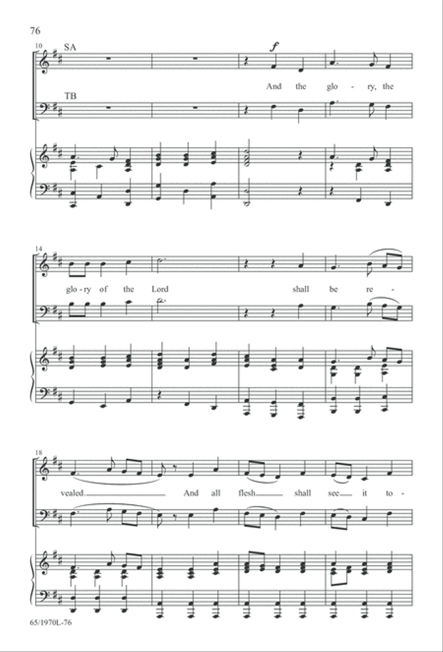 A Great and Mighty Wonder 4-Part scores gallery preview page 77