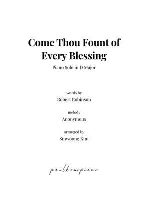 Book cover for Come Thou Fount of Every Blessing