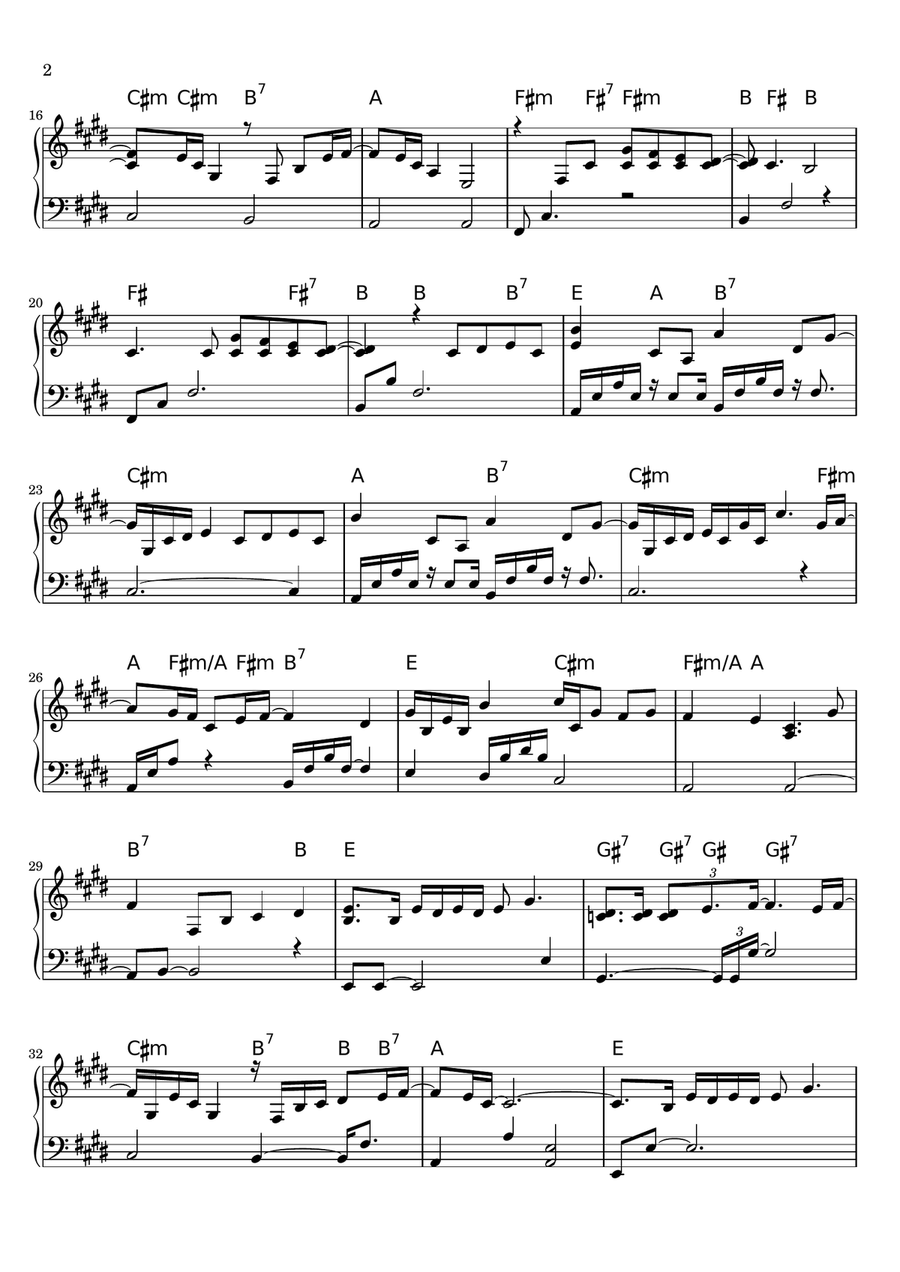 Talking To The Moon Easy Piano scores gallery preview page 2