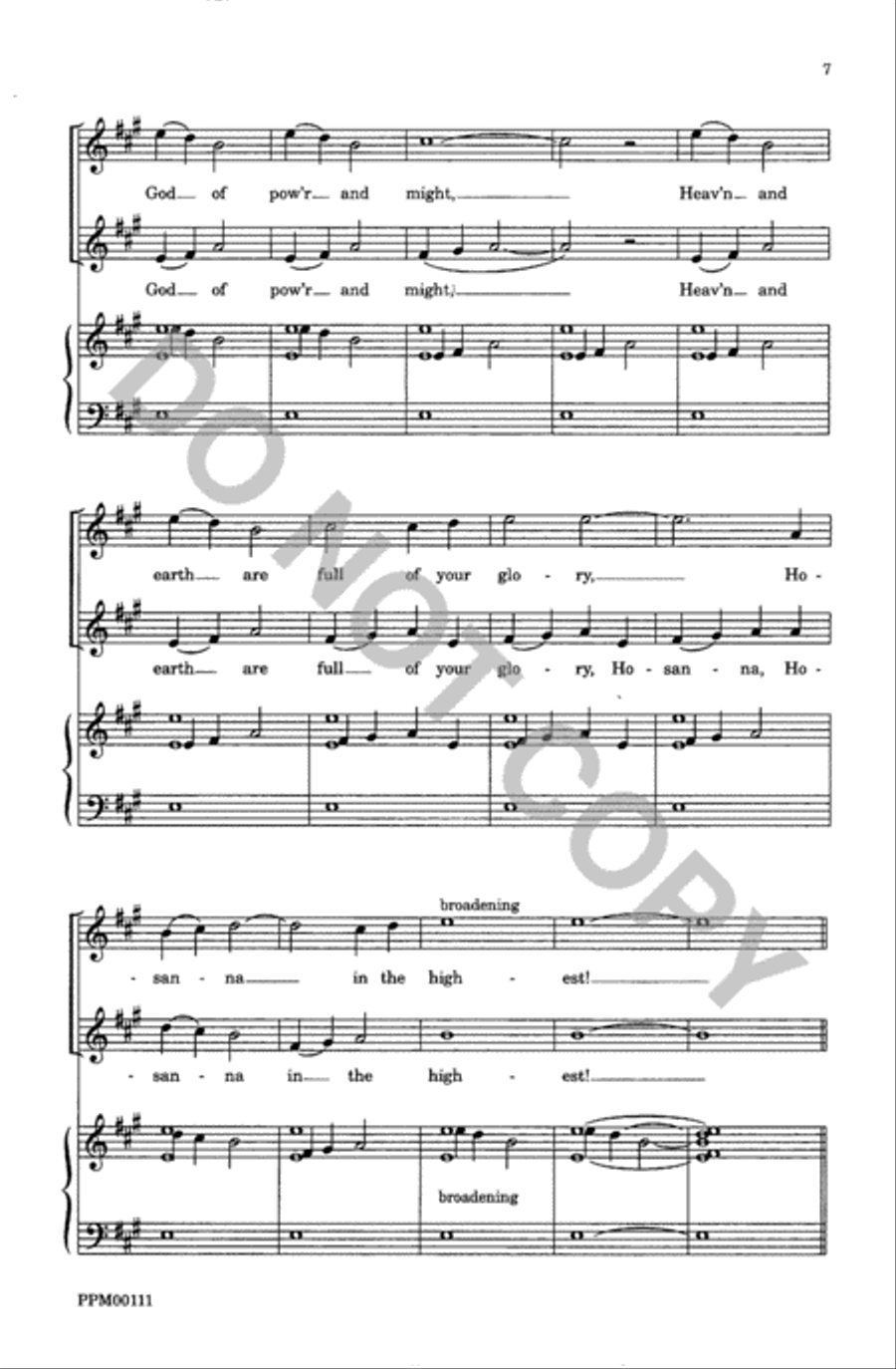 Communion Service Communion Service Unison Choir scores gallery preview page 8