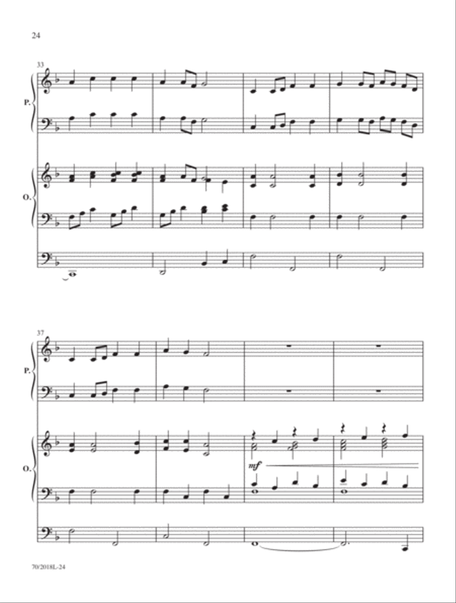 Holy Manna Organ scores gallery preview page 17