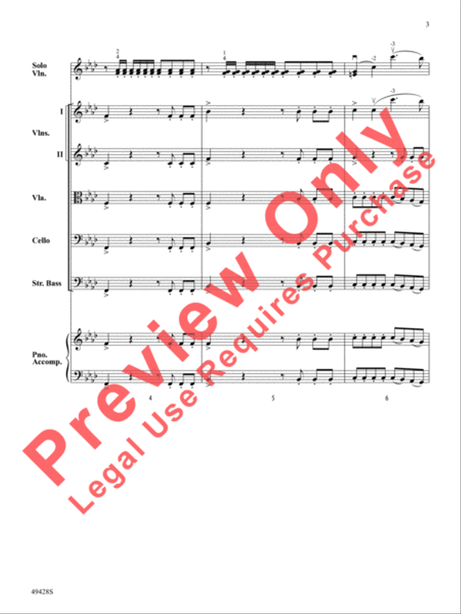 Vivaldi Rocks String Orchestra scores gallery preview page 4