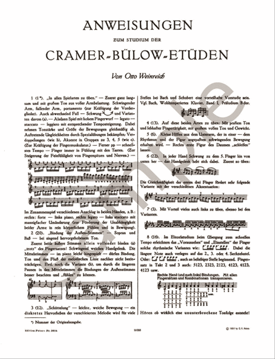 60 Studies for Piano, Selected and ed. by Hans von Bülow Piano Method scores gallery preview page 10