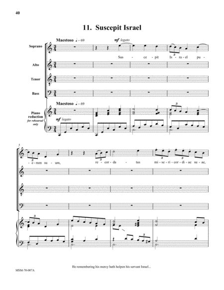 Magnificat (Choral Score) image number null