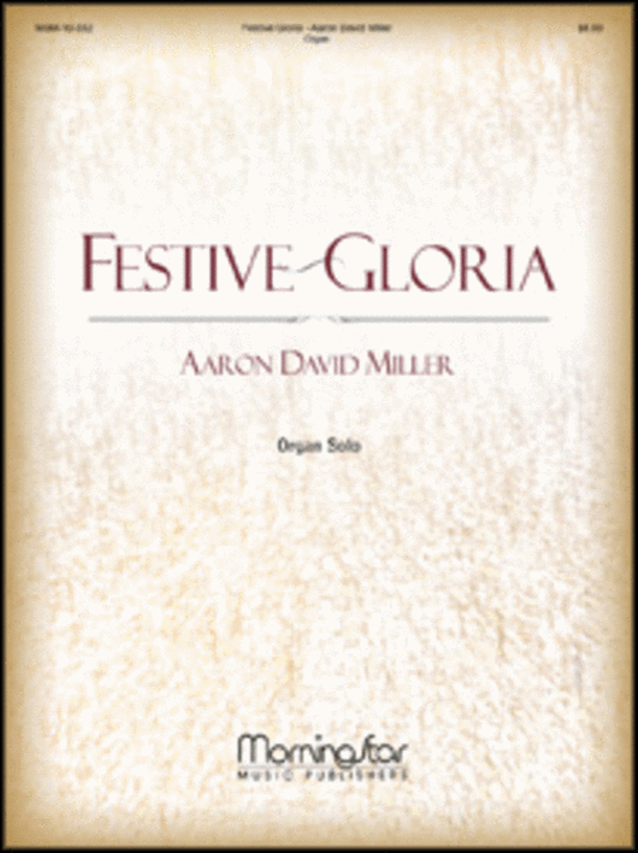 Festive Gloria Organ scores gallery preview page 1