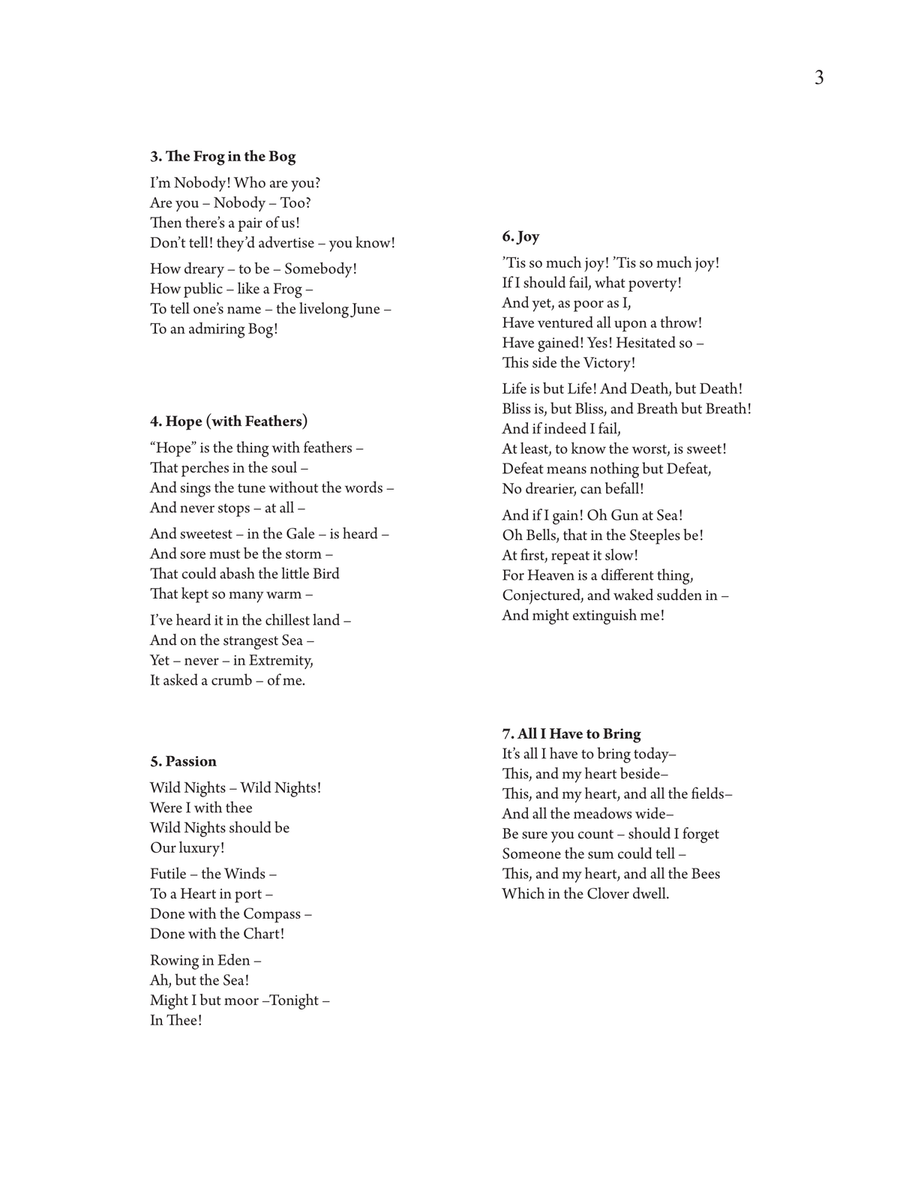 Emily! (from New England) Soprano Voice scores gallery preview page 5