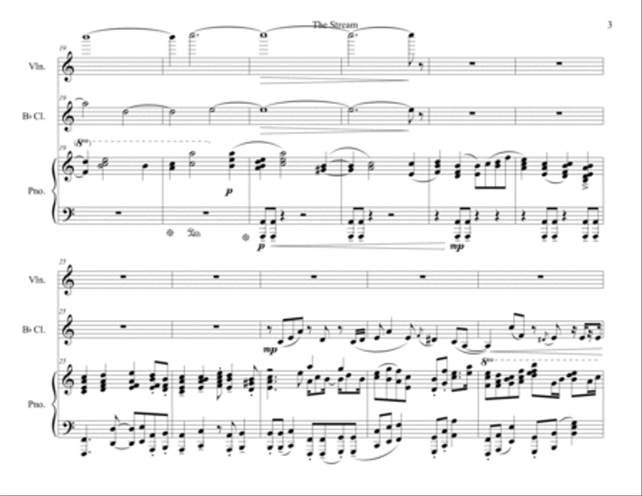 The Stream Clarinet scores gallery preview page 3