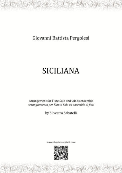 Siciliana - G. B. Pergolesi image number null