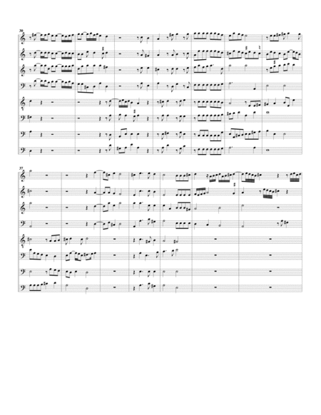 Canzon no.8 a8 (1615) (arrangement for 8 recorders)