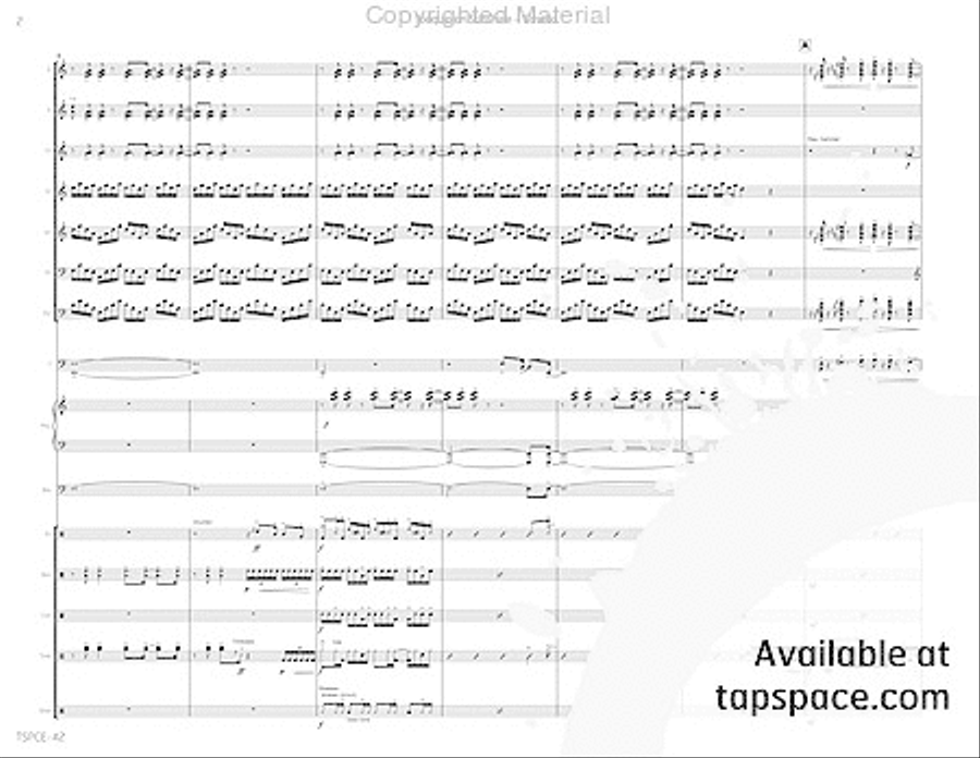 Joaquin on Sunshine Joaquin on Sunshine Percussion Ensemble scores gallery preview page 7