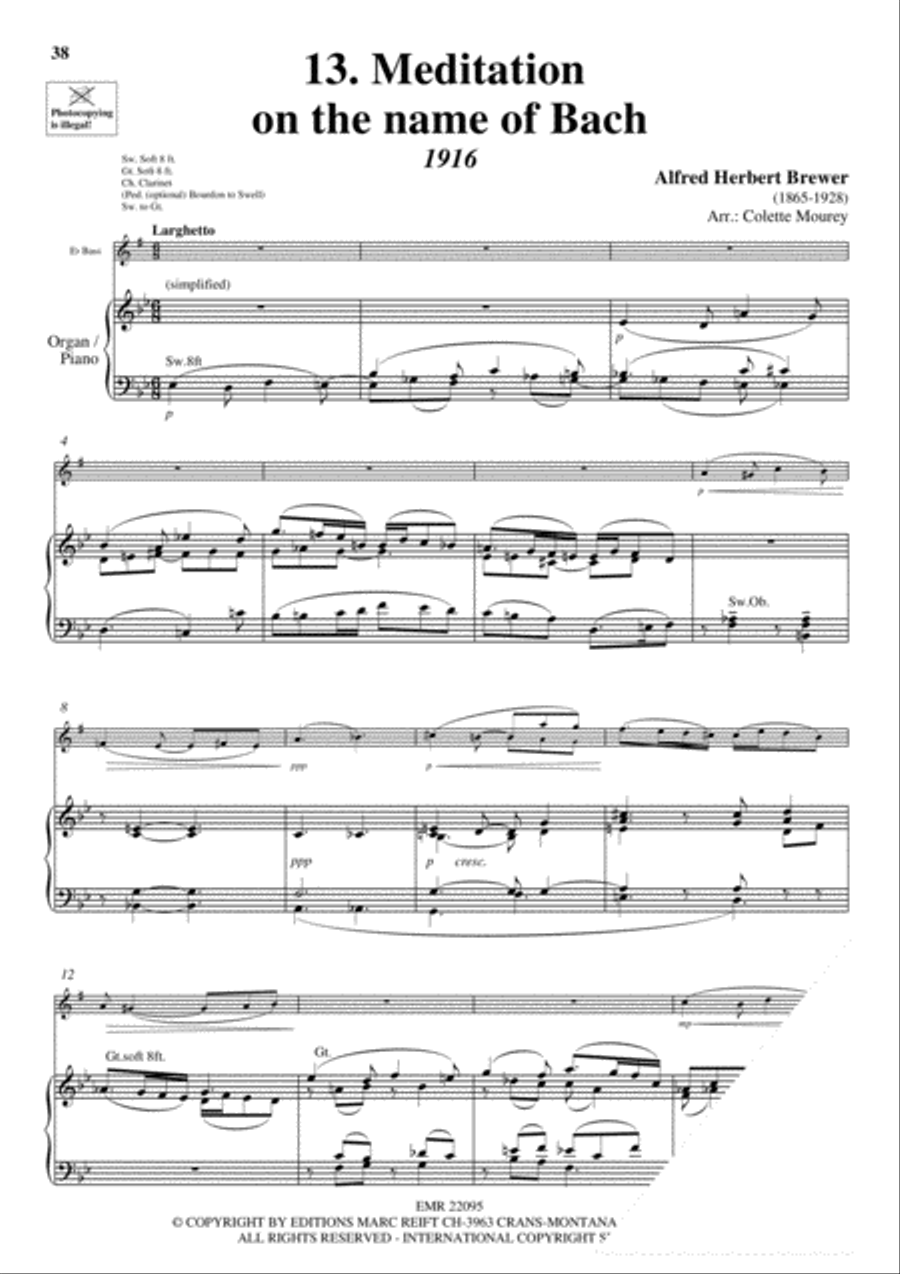 20 Greatest Meditations Voice Solo scores gallery preview page 15