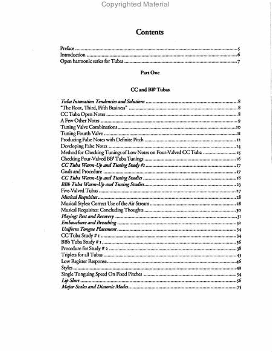 Musical Tuba Playing Musical Tuba Playing Tuba scores gallery preview page 4