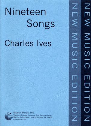 Book cover for Nineteen Songs