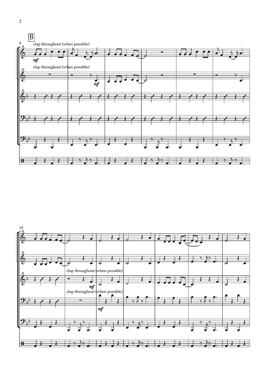 Lollipop Brass Quintet scores gallery preview page 2