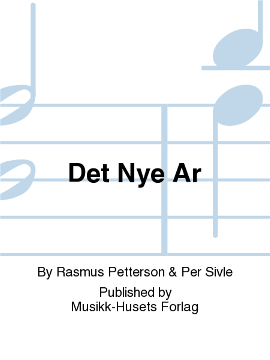 Det Nye Ar Det Nye Ar Men's Choir scores gallery preview page 1