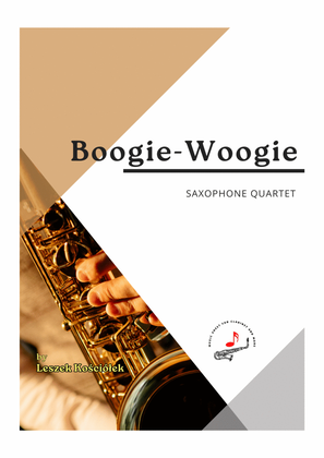 Book cover for Boogie - Woogie (saxophone quartet)
