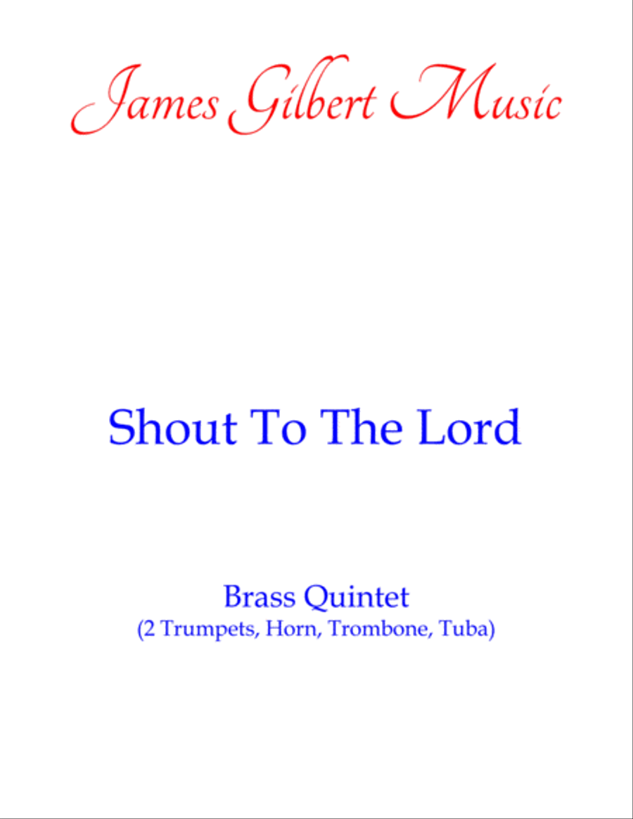 Shout To The Lord Brass Ensemble scores gallery preview page 1