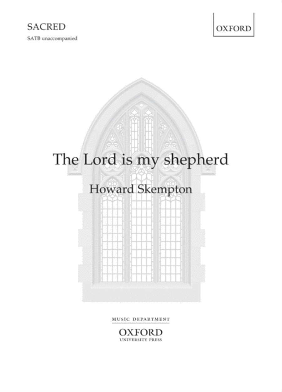 The Lord is my shepherd The Lord is my shepherd 4-Part scores gallery preview page 1