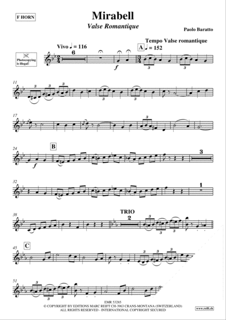 Mirabell Horn scores gallery preview page 3
