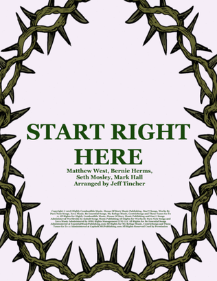 Book cover for Start Right Here