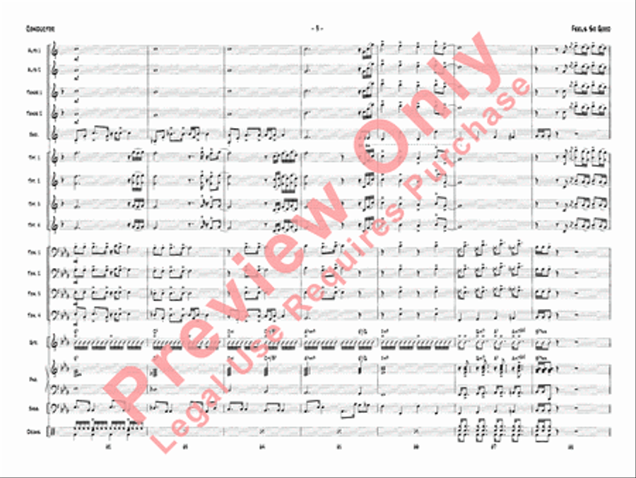 Feels So Good Jazz Ensemble scores gallery preview page 12